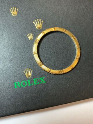 Rolex Thunderbird Datejust 36mm 18k Yellow Gold Bezel Ref: 1625 3