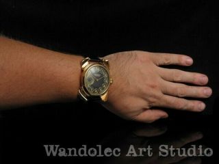 Girard Perregaux Vintage Men ' s Wristwatch Men Black Mechanical Mens Wrist Watch 12