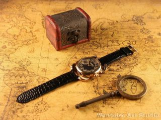 Girard Perregaux Vintage Men ' s Wristwatch Men Black Mechanical Mens Wrist Watch 2
