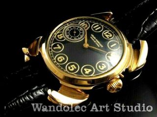 Girard Perregaux Vintage Men ' s Wristwatch Men Black Mechanical Mens Wrist Watch 8