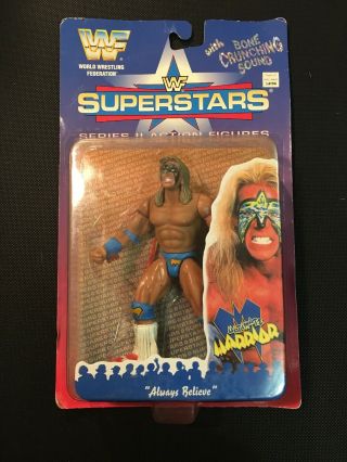 1996 Jakks Titan Ultimate Warrior Wwf Superstars Series 2 Figure Nib