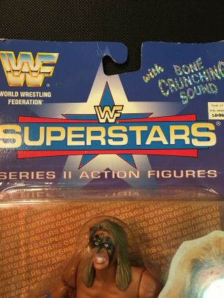 1996 Jakks Titan Ultimate Warrior WWF Superstars Series 2 Figure NIB 2
