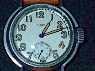 Wwii Us Army Ordnance Department Ord Dept Usaaf Elgin Wrist Watch Of - 270085
