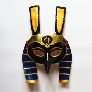 Egyptian Cleopatra Mask Headpiece Pharaoh Ancient Queen King Masquerade Party