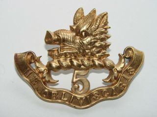 Canada Pre Ww1 Cap Badge The 5th Regiment Royal Scots Of Canada C.  1900