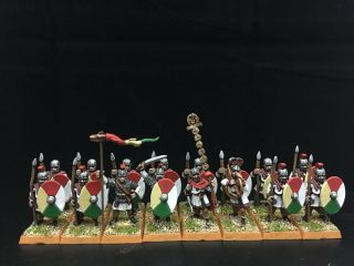 28mm Ancient Wab Dps Painted Imperial Roman Line Infantry Gh842