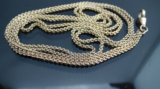 Antique Gold Filled Pocket Watch Double Slide Chain Fob/necklace/ 48 Inch