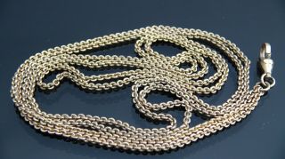 Antique Gold filled pocket watch double slide Chain Fob/necklace/ 48 inch 4