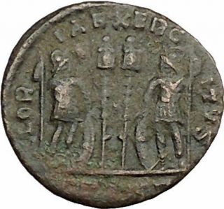 Constantine I The Great 330AD Ancient Roman Coin Legions Glory of Army i39376 2