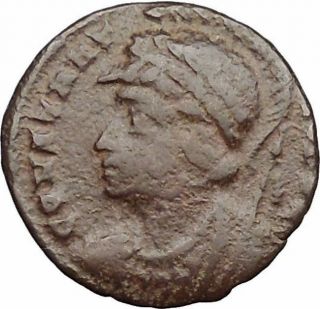 Constantine I The Great Founds Constantinople Ancient Roman Coin I32672 Rare