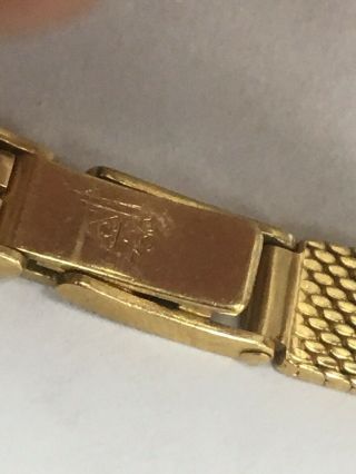 Omega Ladies 18k Vintage Watch With Box 8