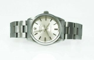Vintage Rolex Air - King Precision 5500 Stainless Steel Watch