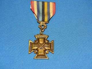 Wwii United Daughters Of The Confederacy Cross Service Medal 12473 Udc (c36)