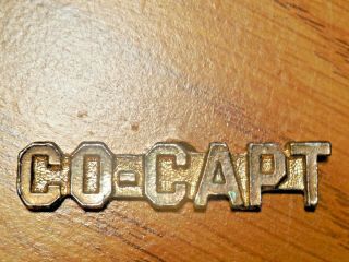 Co - Capt Pin Boat Military Airplane Co - Captain Hat Cap Metal Pin Decoration