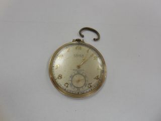 Vintage Gruen Veri Thin Precision Pocket Watch Antique