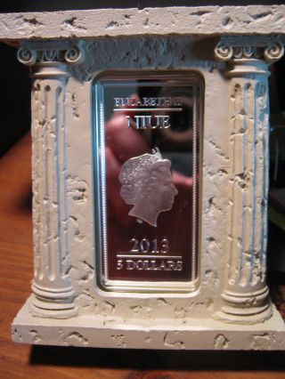 Niue 2013 5$ Gods of Ancient Greece - Zeus 2 oz Proof Silver Coin LIMITED 2