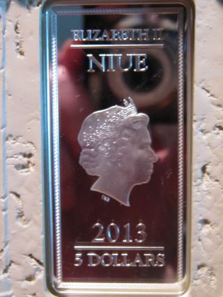 Niue 2013 5$ Gods of Ancient Greece - Zeus 2 oz Proof Silver Coin LIMITED 4