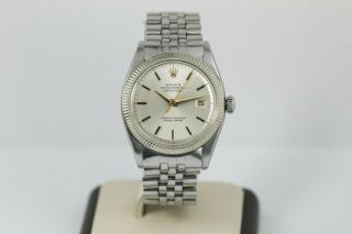 Vintage 1946 Rolex Datejust Wristwatch Ref.  6605 Stainless Steel Cal.  1066