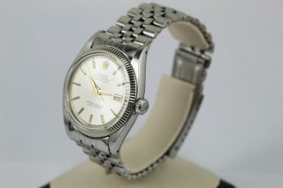 Vintage 1946 Rolex Datejust Wristwatch Ref.  6605 Stainless Steel Cal.  1066 3
