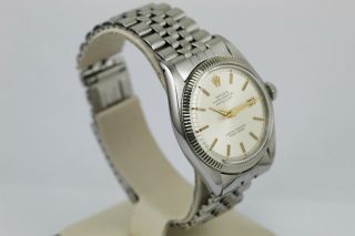 Vintage 1946 Rolex Datejust Wristwatch Ref.  6605 Stainless Steel Cal.  1066 4