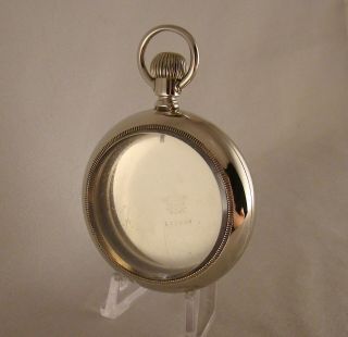 Pocket Watch Case Keystone Watch Case Co.  Silveroid Open Face Size 18s