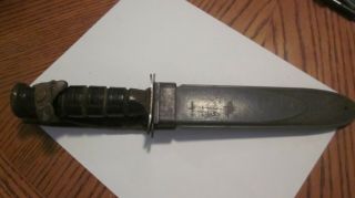 Ww 2 United States Navy Usn Mk2 Knife Made By Camillus,  Ny Made Nov.  1943