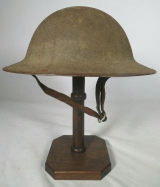 Wwi Us M1917 Helmet With Complete 7 - 18 Dated Liner & Unbroken Chinstrap