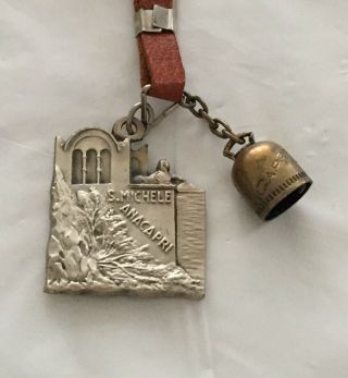 Wwii St Michele Anacapri Bell And Keychain