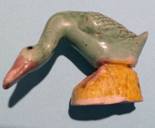 Vintage Turquoise Chinese Mud Duck