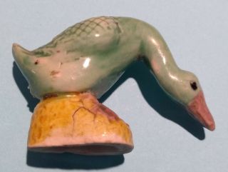 Vintage Turquoise Chinese Mud Duck 2