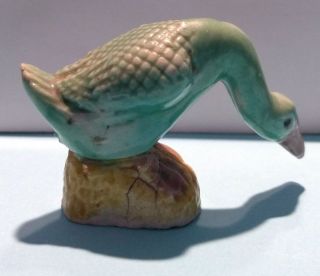 Vintage Turquoise Chinese Mud Duck 3