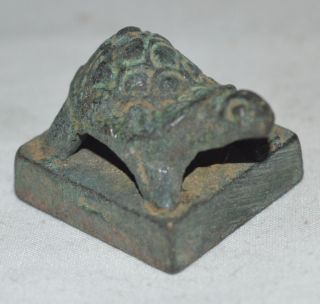 China Old Tortoise Seal Ancient Qin Han Kingdom Military Power Symbol Stamp 4