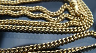 Vintage Gold filled pocket watch double Chain Fob 16 inch (32) 3