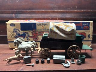 Vintage Ideal Toy Roy Rogers Chuck Wagon.  Not Complete.