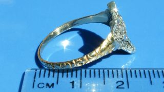 Impressive Antique Georgian Rose Cut Diamond & Ruby FOX 18ct Gold RARE Ring 8