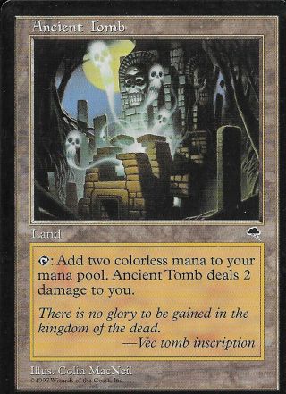 Ancient Tomb x4 Tempest - Playset - MtG - Magic the Gathering 2