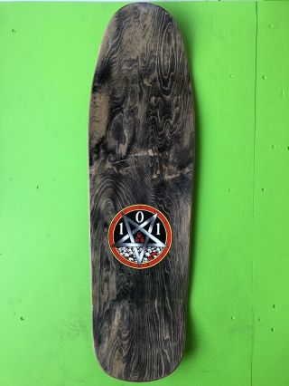 NOS Vintage 1991 NATAS KAUPAS Devil Worship Skateboard Deck 101 FROM Marc Mckee 2