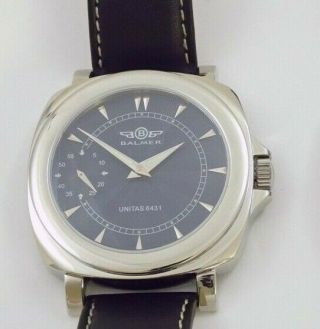 Rare Vintage Wwii Balmer Commander/unitas 6431 Consec Serial Watch Msrp $8995