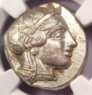 Ancient Athens Greece Athena Owl Tetradrachm Coin (440 - 404 Bc) - Ngc Choice Au