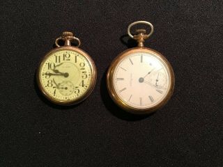 2 Vintage Elgin Pocket Watches.