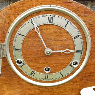 Art Deco Westminster Chime Clock - 8 Day British Made - Order Chimes 6