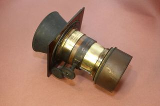 Rare Antique Jamin Paris Opticien Brevete 1213 Vintage Brass Lens Collectible