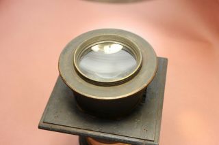 Rare Antique Jamin Paris Opticien Brevete 1213 Vintage Brass Lens Collectible 7