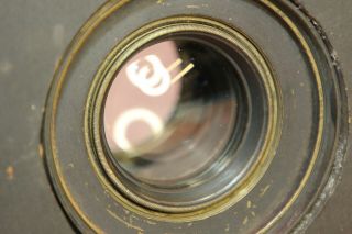 Rare Antique C.  C.  Harrison Brass Lens 1800 ' s Collectible York USA 597 9