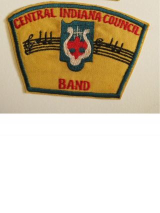 Boy Scouts America,  Bsa Patch,  Central Indiana Council,  Band,
