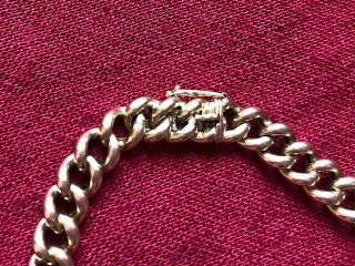 Antique Fench 14K Yellow Gold Curb Chain Bracelet 12.  7 grams 7