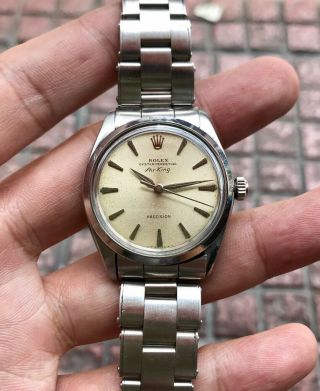 Vintage Rolexs Air King White Dial 1960 