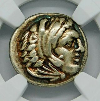 Ngc Vf.  Alexander The Great.  Stunning Drachm.  Ancient Greek Silver Coin.