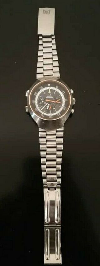1975 Vintage Omega Flightmaster Automatic Tropical Mens Watch 145.  036 Cal.  911 8