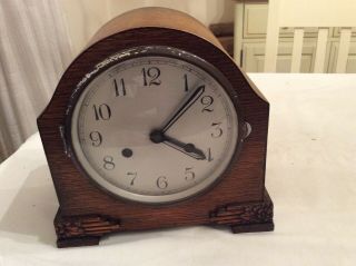 ANTIQUE WESTMINSTER CHIME MANTLE CLOCK 2